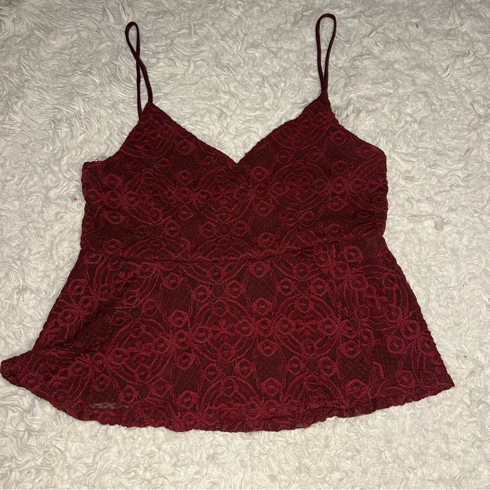 Charlotte Russe Lace Cami Top